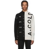 A-COLD-WALL* A-COLD-WALL* BLACK AND WHITE LOGO JACQUARD SWEATER