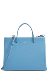 Medea Hanna Prima Calfskin Leather Bag - Blue In River