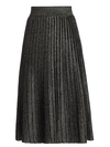 A.L.C NEVADA LUREX KNIT MIDI SKIRT,400011706067