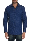 dressing gownRT GRAHAM MEN'S BERGMAN SPORT SHIRT IN SIZE: 4XL BY ROBERT GRAHAM