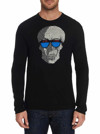 Robert Graham Limited Edition Xray Vision Cashmere Sweater In Black