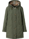 BURBERRY QUILTED THERMOREGULATED COAT