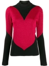 GCDS COLOUR-BLOCK FITTED TOP