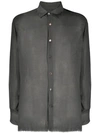 FEDERICO CURRADI FRAYED CASHMERE-BLEND SHIRT