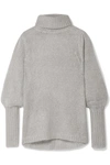 APIECE APART VALENCIA OPEN-KNIT TURTLENECK SWEATER