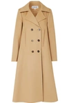 LOEWE DOUBLE-BREASTED WOOL AND CASHMERE-BLEND COAT
