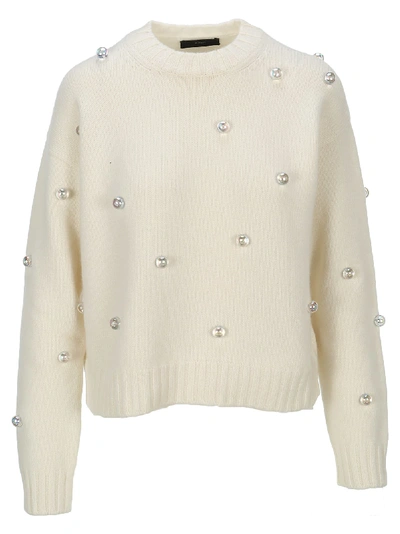 Alanui Pearls Embellished Sweater