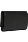 DOLCE & GABBANA DOLCE & GABBANA WOMAN TEXTURED-LEATHER WALLET BLACK,3074457345620804379