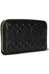 DOLCE & GABBANA DOLCE & GABBANA WOMAN QUILTED LEATHER CONTINENTAL WALLET BLACK,3074457345620810376