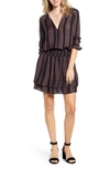 Rails Jasmine Metallic Striped Blouson Dress In Midas Stripe