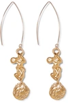 ALIGHIERI THE PAINTER'S IMAGINATION GOLD-PLATED EARRINGS