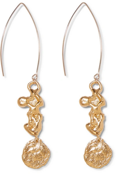 Alighieri The Painter's Imagination Gold-plated Earrings