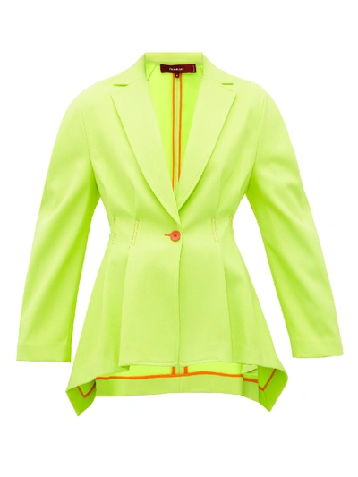 Sies Marjan Haru Single-breasted Twill Jacket In Yellow