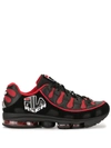 Msgm X Fila Silva Sneakers In Red / Black