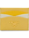 PRADA 十字纹真皮信用卡夹