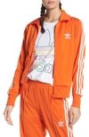 Adidas Originals Firebird Recycled Tricot Track Jacket In Orange