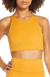 Girlfriend Collective Topanga Sports Bra In Honey