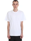 VETEMENTS T-SHIRT IN WHITE COTTON,11075495