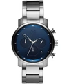 Mvmt Men's Chrono Stainless Steel Bracelet Watch 40mm In Silver Stainless Steel