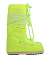 Moon Boot Classic Nylon Waterproof Snow Boots In Lime Green