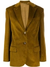 Acne Studios Boxy Fit Blazer Oil Yellow In Abl-oil Yellow