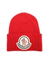 MONCLER PATCHED BEANIE,11076096