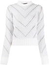 Y/PROJECT PANELLED KNIT JUMPER