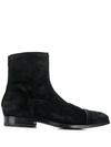 TAGLIATORE SUEDE ANKLE BOOTS