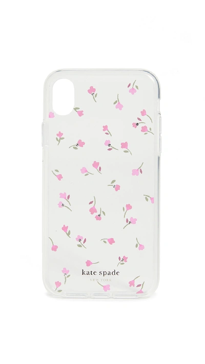 Kate Spade Jeweled Meadow Clear Iphone Case In Clear Multi