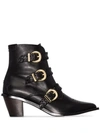 REIKE NEN BUCKLED 60MM ANKLE BOOTS