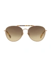 JIMMY CHOO ABBIE 61MM AVIATOR SUNGLASSES,400011622429