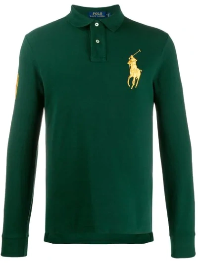 Polo Ralph Lauren Logo刺绣polo衫 In Green