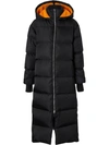 BURBERRY LOGO DETAIL ECONYL® PUFFER COAT