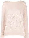 TWINSET FEATHER DETAIL JUMPER