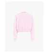 Cotton Citizen Milan Cropped Cotton-jersey Sweatshirt In Light Pink