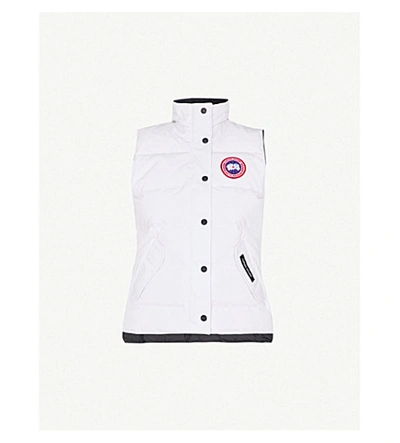 Canada Goose Freestyle Sleeveless Shell-down Gilet In White