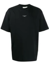 Drôle De Monsieur Crew Neck Slogan T-shirt With Straight Hem In Black
