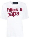 FILLES À PAPA LOGO PRINT T-SHIRT