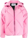 MSGM OVERSIZED PUFFER JACKET