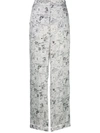 OFF-WHITE SKETCH PRINT STRAIGHT-LEG TROUSERS