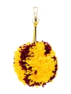 LOEWE LARGE POMPON KEYRING CHARM