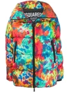 DSQUARED2 PRINTED PUFFER JACKET