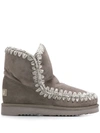 Mou Eskimo 18 Ankle Boots In Grey