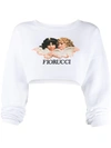 FIORUCCI VINTAGE ANGELS CROPPED SWEATSHIRT