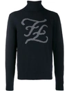 FENDI KARLIGRAPHY LOGO JUMPER