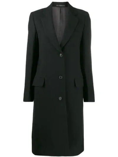 Paul Smith Single Breasted Coat In Black