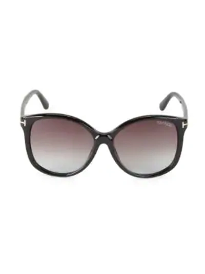 Tom Ford 59mm Cateye Sunglasses In Black