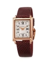BRUNO MAGLI ROSE GOLDTONE STAINLESS STEEL & LEATHER-STRAP WATCH,0400011356168
