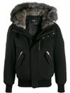 Mackage Dixon Padded Hooded Jacket In Black