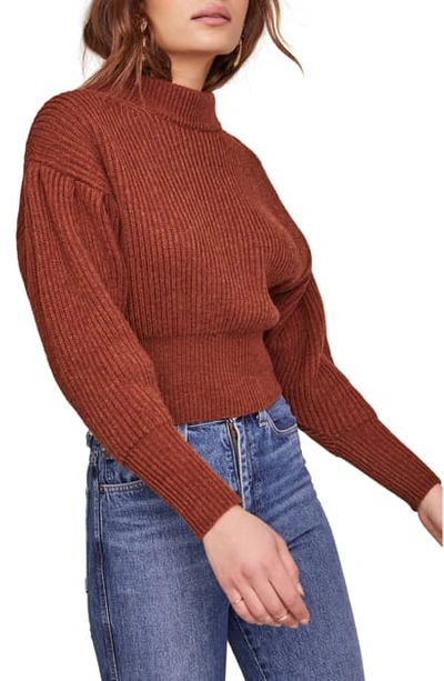 Astr Regis Sweater In Nutmeg